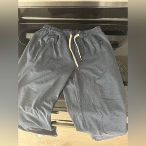 Vuori Men's Ponto Joggers Azure Blue Size Medium